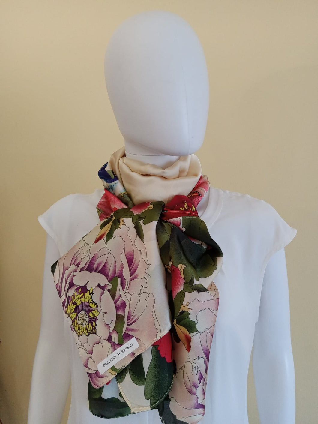 Écharpe en soie sous les tropiques