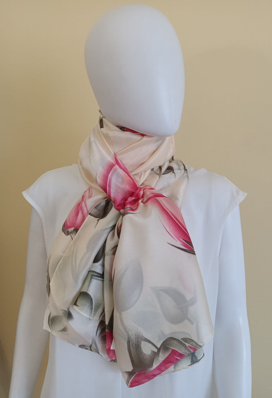 Écharpe en soie explosion d'Amour