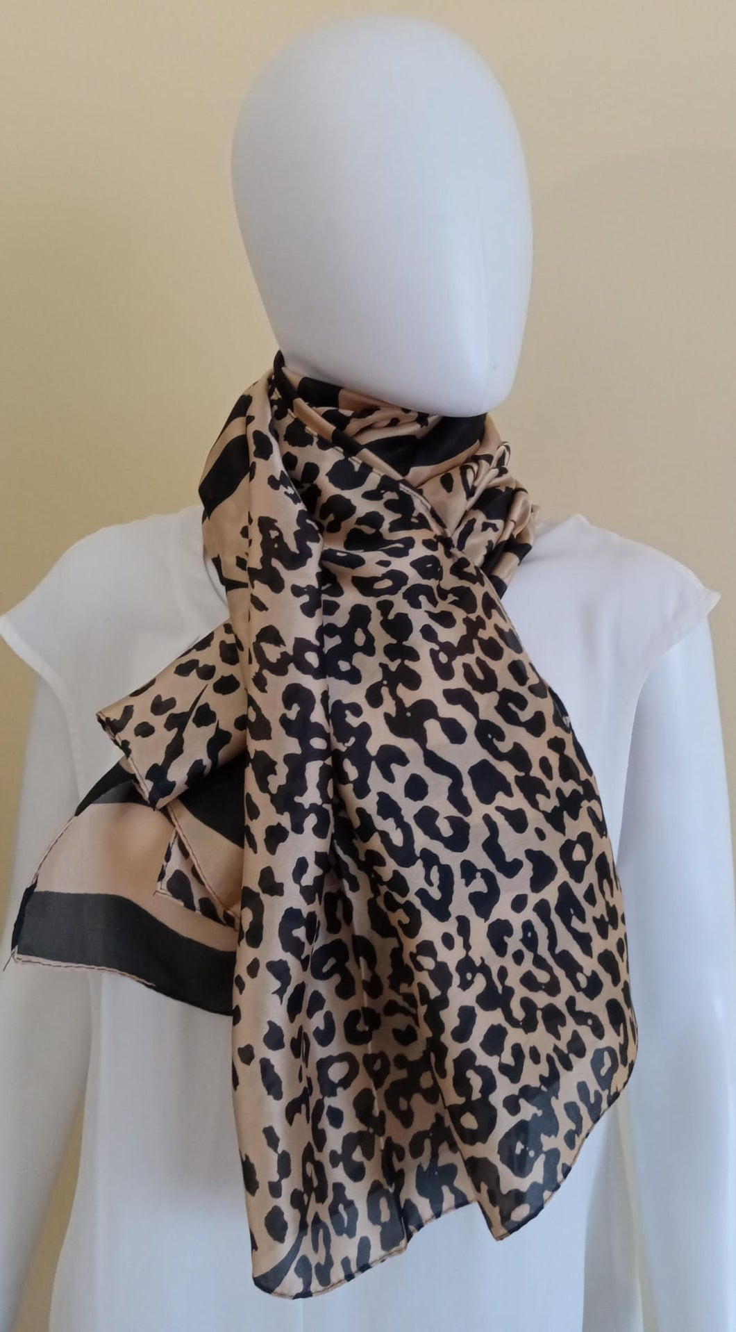 Écharpe en soie la jungle