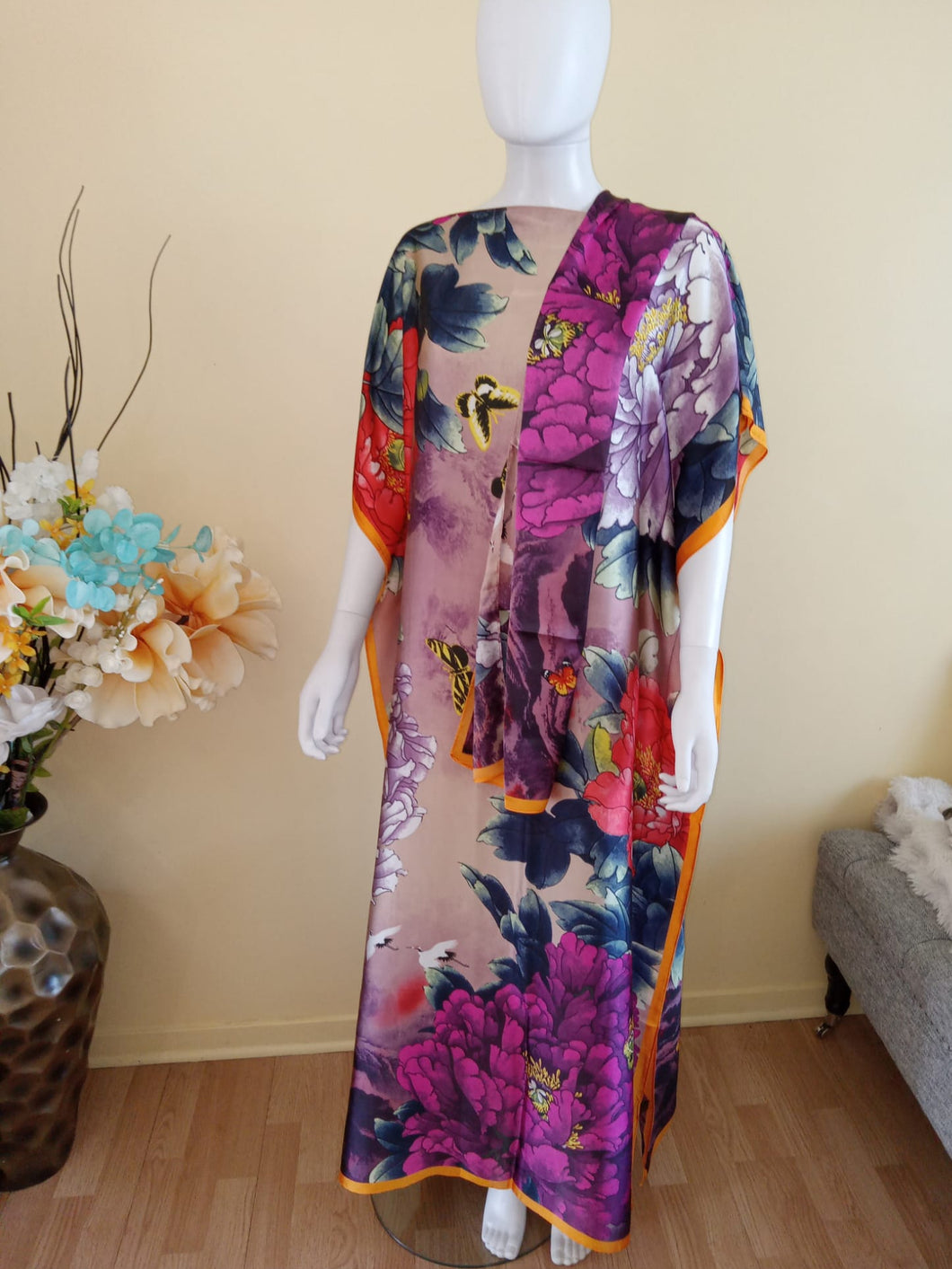 Robe d 'été en soie